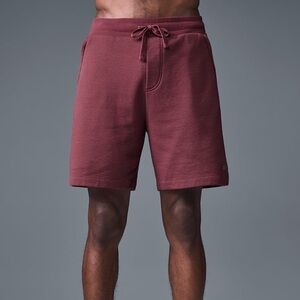Alo Chill Shorts  | Burgundy Truffle | Men’s Medium